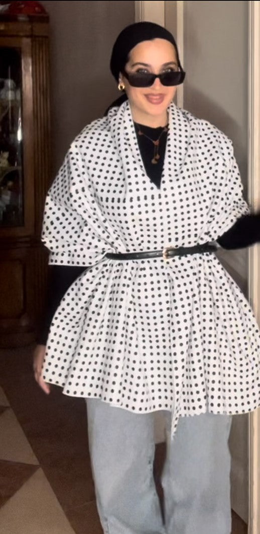 Gohk midnight Snow Shawl